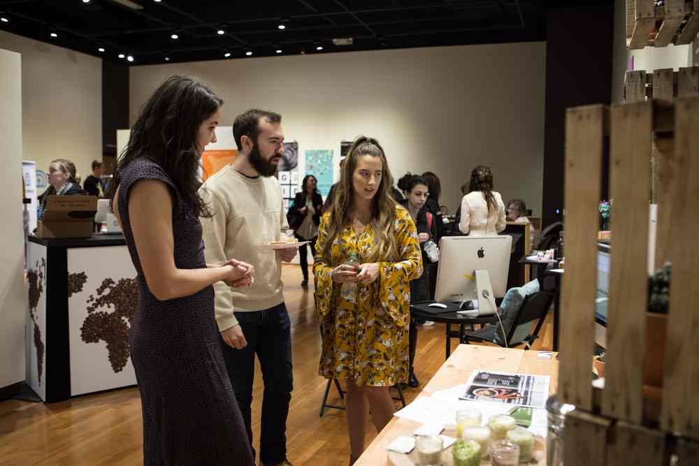 Graphic Design Seniors Displayed their Capstone Projects at the GVSU Campus